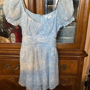 ALTR’d state Light Blue Floral romper